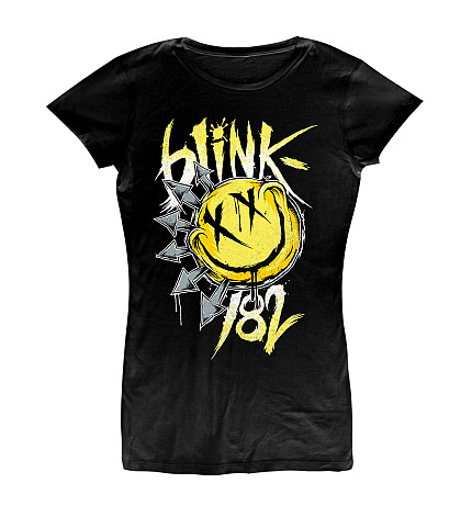 Blink 182 t-shirt, Big Smile Girly Black, ladies