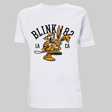 Blink 182 t-shirt, College Mascot White, men´s