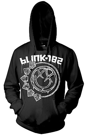 Blink 182 mikina, Stamp Black Pullover Black, men´s