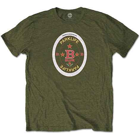 Blur t-shirt, Parklife Beermat Khaki Green, men´s