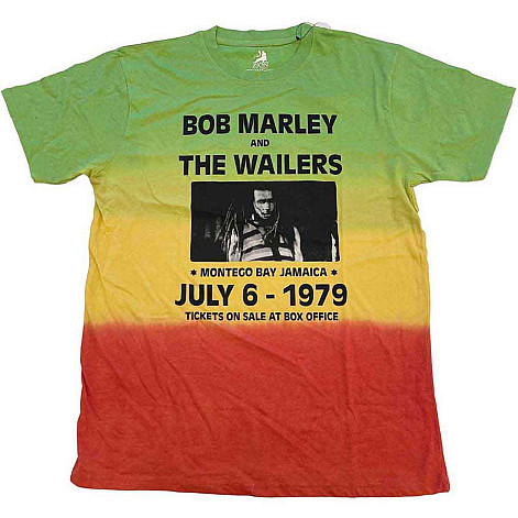 Bob Marley t-shirt, Montego Bay Dye Wash Green, men´s