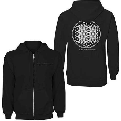 Bring Me The Horizon mikina, Flower Of Life BP Black, ladies