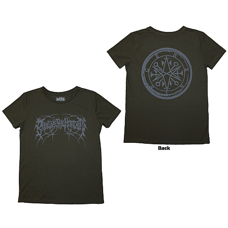 Bring Me The Horizon t-shirt, Metal Logo Genxsis BP Green, ladies