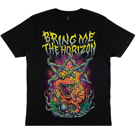 Bring Me The Horizon t-shirt, Smoking Dinosaur Black, men´s