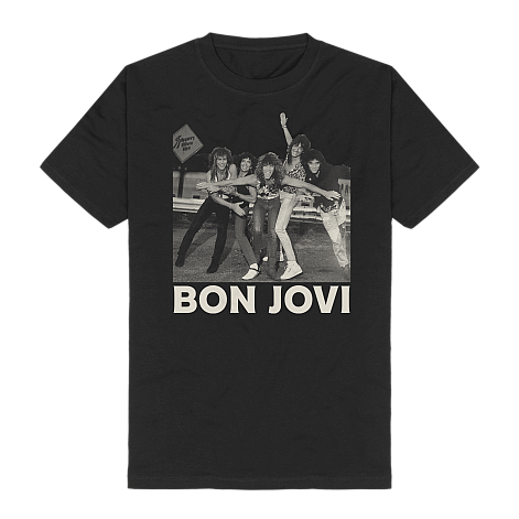 Bon Jovi t-shirt, Photo Black, men´s