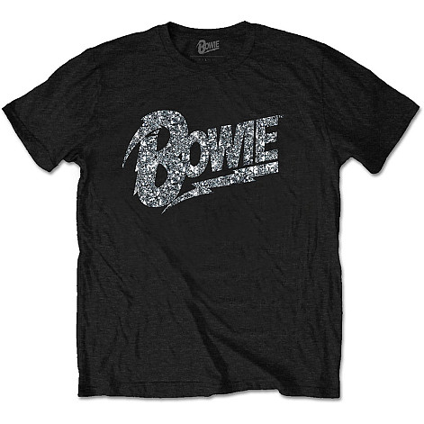 David Bowie t-shirt, Flash Logo (Diamante), men´s