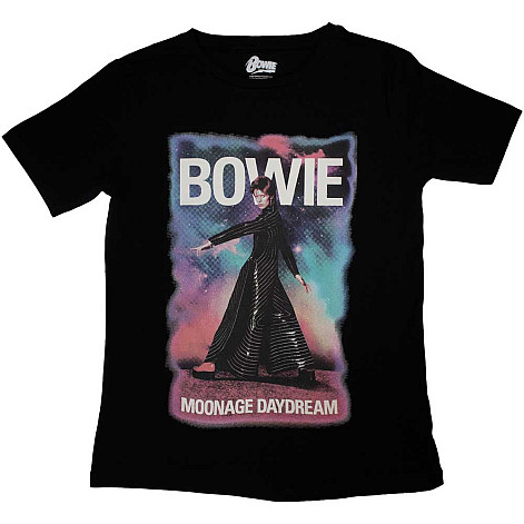 David Bowie t-shirt, Moonage 11 Fade Black, ladies