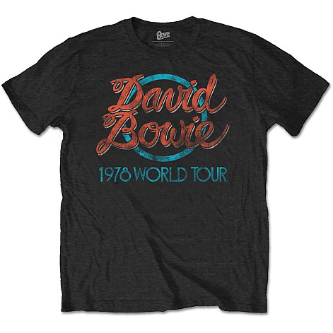 David Bowie t-shirt, 1978 World Tour, men´s