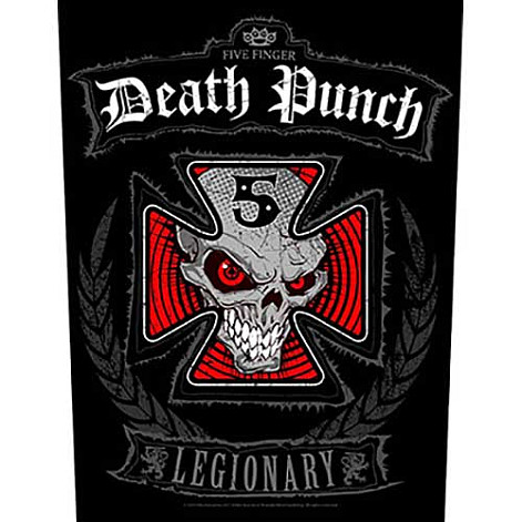 Five Finger Death Punch back patch 30x27x36 cm, Legionary