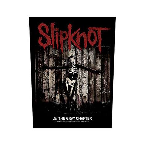 Slipknot back patch 30x27x36 cm, .5: The Gray Chapter