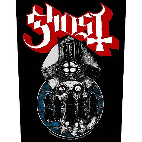 Ghost back patch CO+PES 30x27x36 cm, Papa Warriors