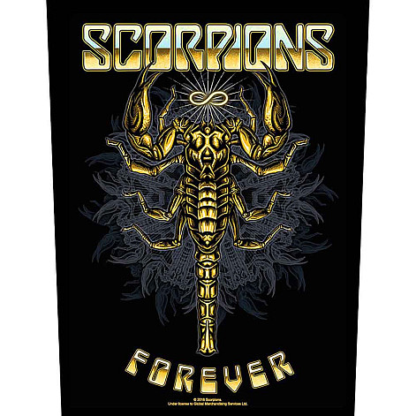 Scorpions back patch CO+PES 30x27x36 cm, Forever