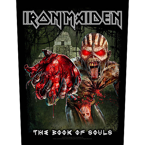 Iron Maiden back patch 30x27x36 cm, Eddie's Heart, unisex