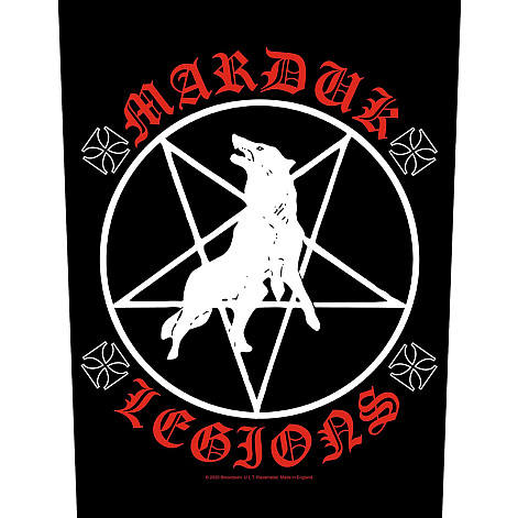 Marduk back patch 30x27x36 cm, Legions