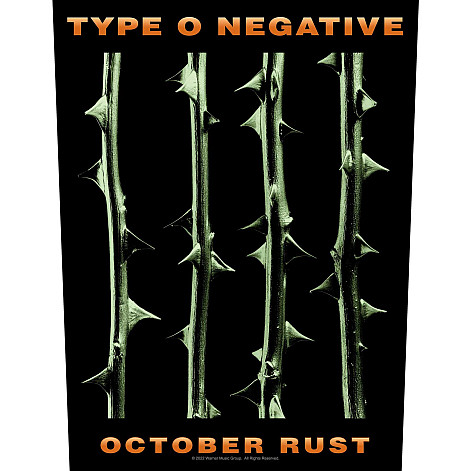 Type O Negative back patch 30x27x36 cm, October Rust