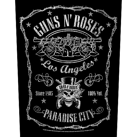 Guns N Roses back patch CO+PES 30x27x36 cm, Paradise City