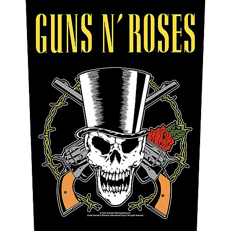 Guns N Roses back patch CO+PES 30x27x36 cm, Skull & Guns