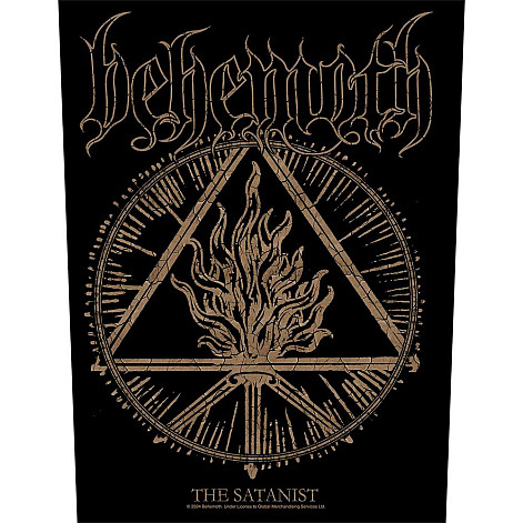 Behemoth back patch CO+PES 30x27x36 cm, The Satanist