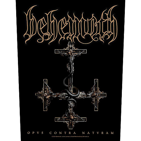 Behemoth back patch CO+PES 30x27x36 cm, Opvs Contra Natvram