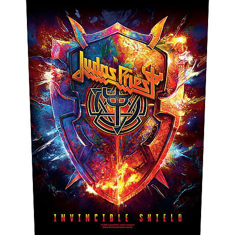 Judas Priest back patch CO+PES 30x27x36 cm, Invincible Shield