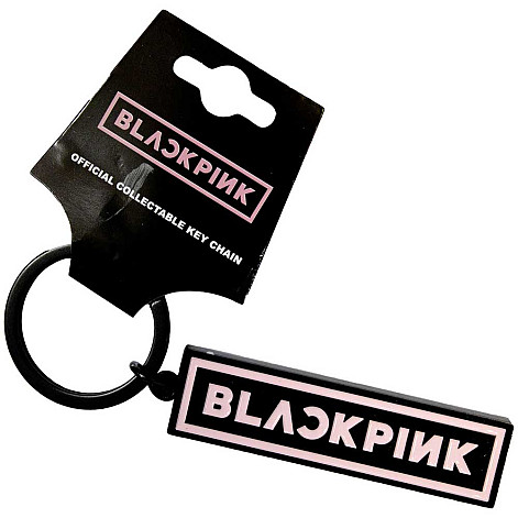 BlackPink kovová keychain 60 x 16mm, Logo