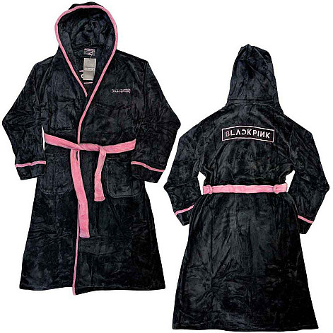 BlackPink bathrobe, Logo Black, unisex