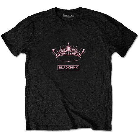 BlackPink t-shirt, The Album - Crown BP Black, men´s