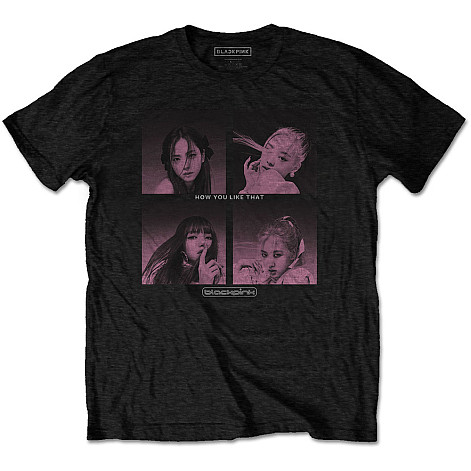 BlackPink t-shirt, How You Like That Black, men´s