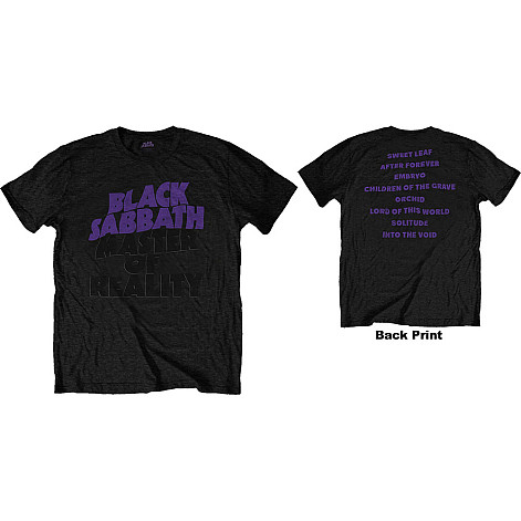 Black Sabbath t-shirt, Masters Of Reality BP Black, men´s