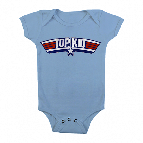 Top Gun baby body t-shirt, Top Kid Body Blue, kids