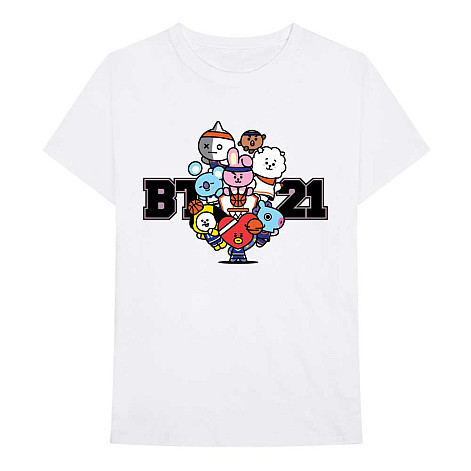 BT21 t-shirt, Dream Team White, men´s