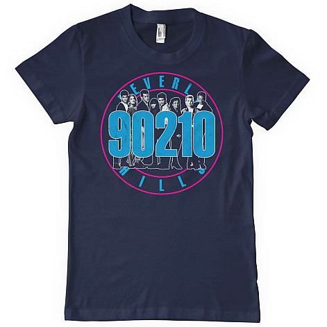 Beverly Hills 90210 t-shirt, Cast Navy Blue, men´s