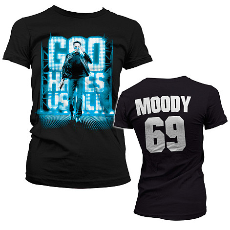 Californication t-shirt, God Hates Us All Moody 69 Girly, ladies