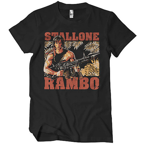 Rambo t-shirt, Rambo Djungle Black, men´s