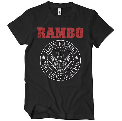 Rambo t-shirt, First Blood 1982 Seal Black, men´s