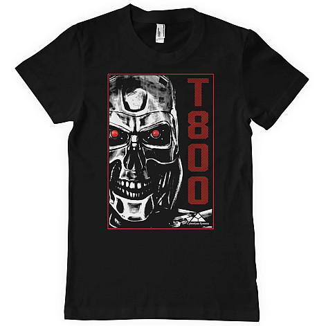 Terminator t-shirt, T-800 Machine Black, men´s