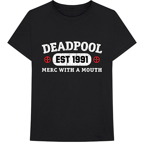 Deadpool t-shirt, Merc With A Mouth Black, men´s