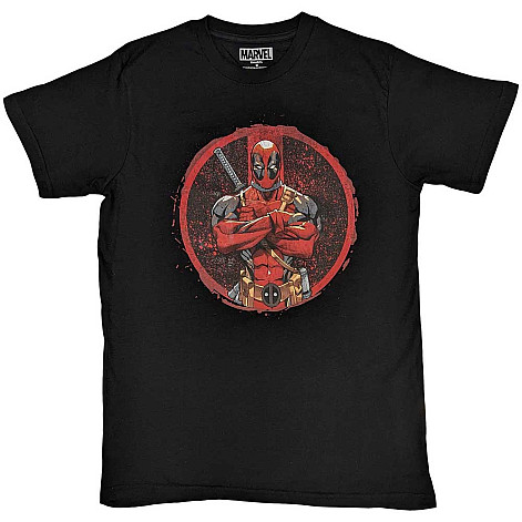 Deadpool t-shirt, Deadpool Arms Crossed Black, men´s