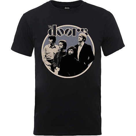 The Doors t-shirt, Retro Circle Black, men´s