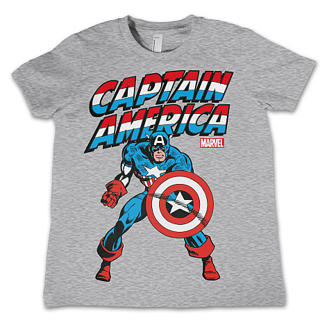 Captain America t-shirt, Captain America Kids Grey, kids