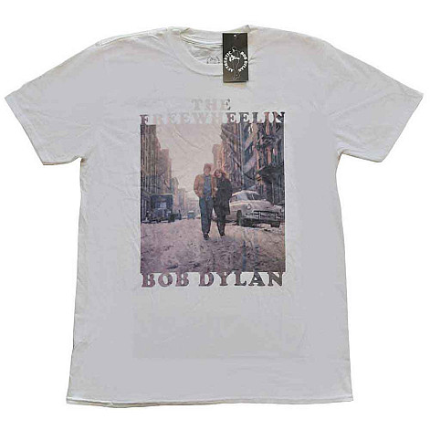 Bob Dylan t-shirt, The Freewheelin' White, men´s