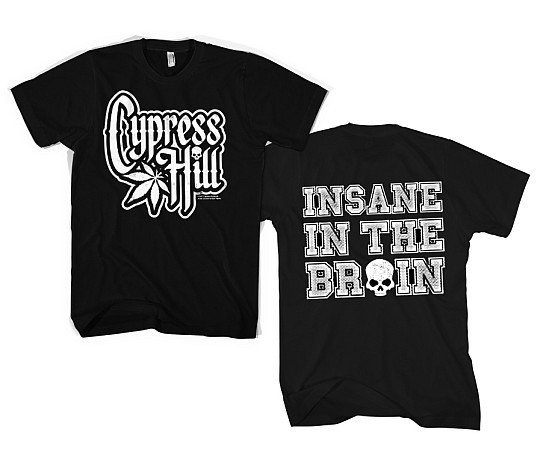 Cypress Hill t-shirt, Insane In The Brain BP Black, men´s