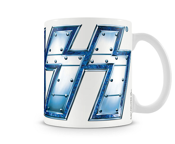 KISS ceramics mug 250ml, Logo Blue