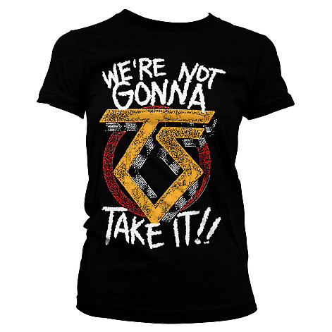 Twisted Sister t-shirt, We're Not Gonna Take It Girly, ladies