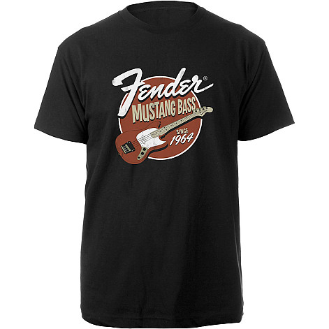 Fender t-shirt, Mustang Bass Black, men´s