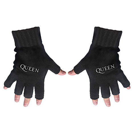 Queen fingerless gloves, Logo