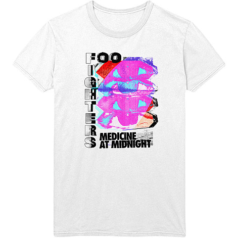 Foo Fighters t-shirt, Medicine At Midnight Tilt White, men´s