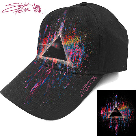 Pink Floyd snapback, DSOTM Pink Splatter Black