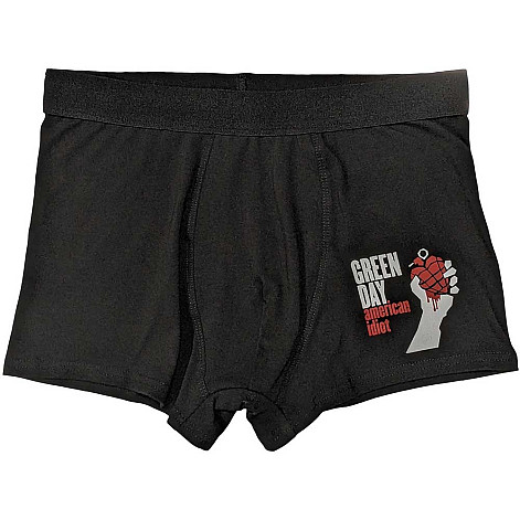 Green Day boxerky CO+EA, American Idiot Black, men´s