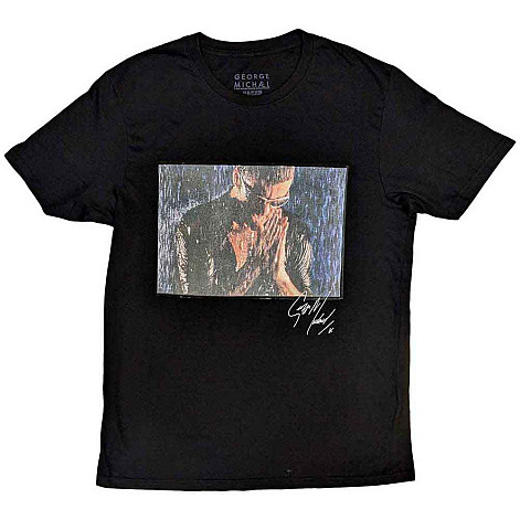 George Michael t-shirt, Film Still Black, men´s